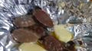 葉っぱの形のチョコレート