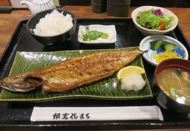 鮮ひもの定食