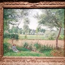 朝、 陽光の効果、 エラニー　～カミーユ・ピサロ  