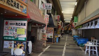 小倉の街中にありながら、懐古趣味の市場