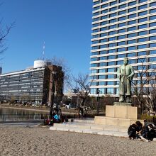 皇居ランの待ちあわせに！