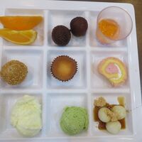 夕食のデザート