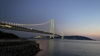 明石海峡大橋 (本州 舞子浜側) 