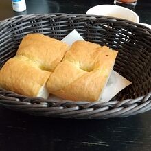 ランチセットのオリーブフォカッチャ