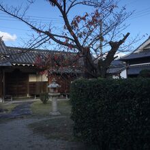 長屋と記念館の間の風景。また行きたい。