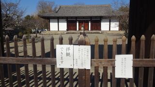 門が閉まっているのですが、中に入ることができるそうです。