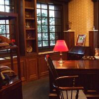 ロビーに昔の写真等が飾られていました