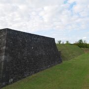 空濠が残る公園