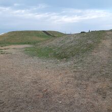 方墳側から上ってみました。