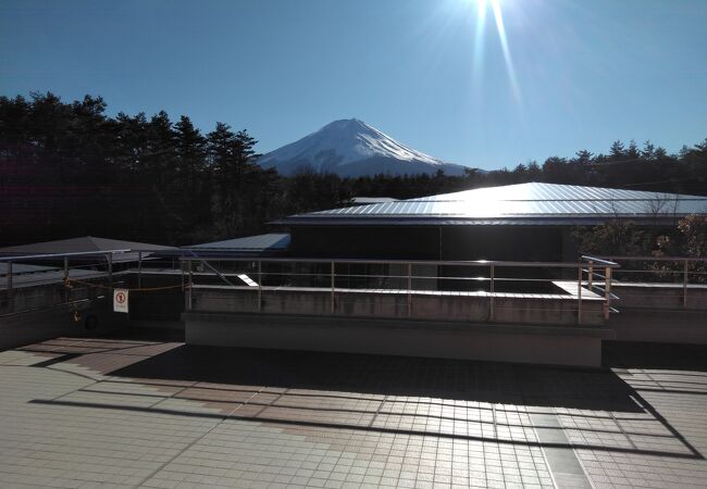 富士山を眺めに行きました。
