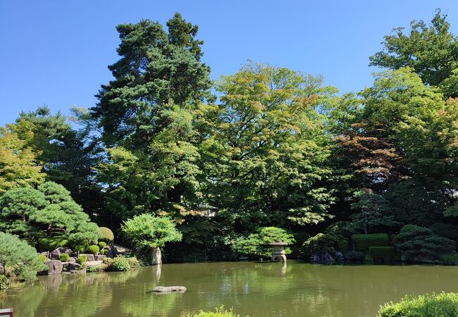 元はお寺の庭園