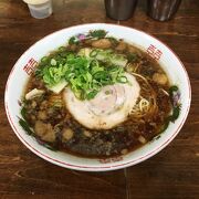 福山駅前で尾道ラーメンを頂く。