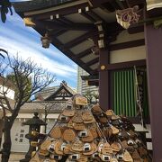 住宅街にある神社