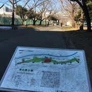 隅田川に沿った公園