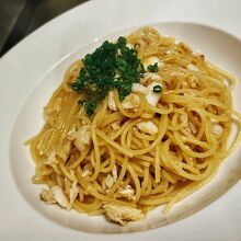 渡り蟹のスパゲッティ