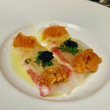 鯛のカルパッチョ