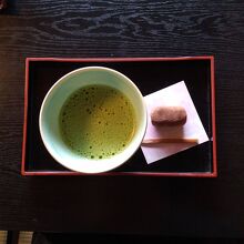 抹茶と和菓子／650円