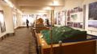 コンパクトながら的を得た展示