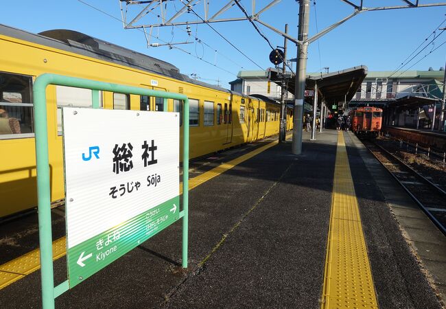 コンパクトな橋上駅