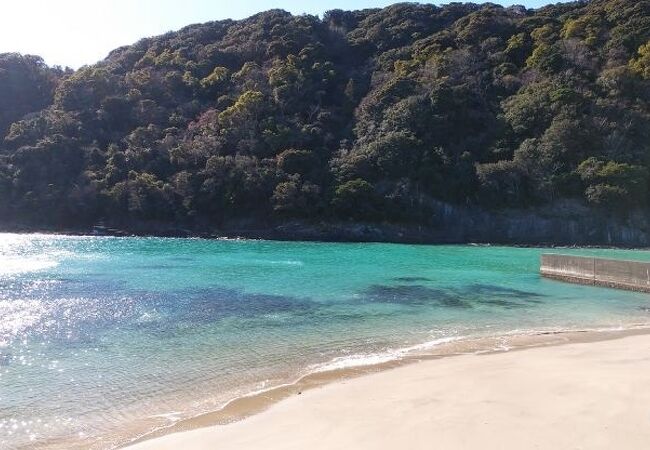 透明度の高さを実感できる海水浴場