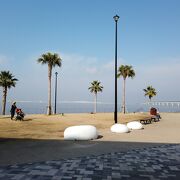 関空とスカイゲートブリッジの素晴らしい景色を一望できる公園がありました！