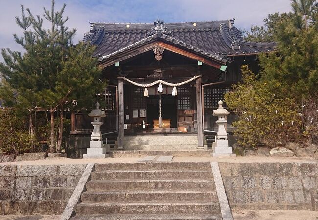 佐波神社 毛利庭園や周防国分寺の近く