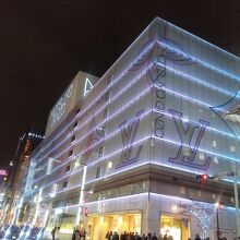 松屋銀座のillumination