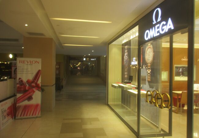 ダウンタウンエリアにあるショッピングモール