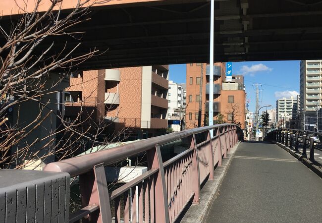 首都高速の下の橋