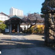 庭園と本堂が調和していて落ち着きある寺院