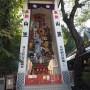 櫛田神社で見られる