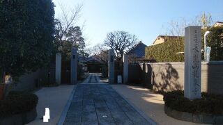 落ち着いた雰囲気の庭園が見られる寺院