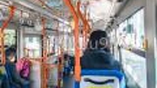 運賃はモバイルスイカで支払えました。