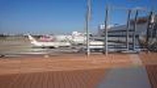 たくさんの飛行機が並んでいる様が見られました