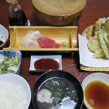 夕食の内容