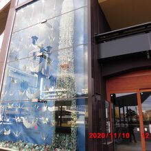 ガラス内の折り鶴をうまく撮れない