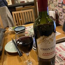 赤ワインボトル