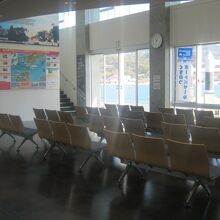 待合所内の様子