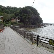 海岸沿いの遊歩道