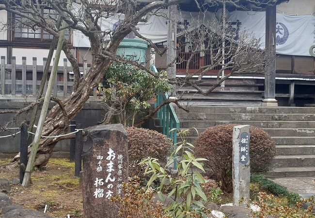 おまんの方ゆかりの日蓮宗のお寺