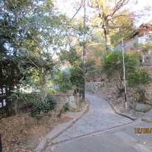 鶴形山公園下り