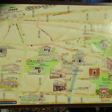 倉敷市内案内図