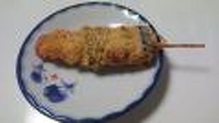 三色以上刺された「三色串フライ」