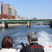 広島湾に流れ込むまでの間にたくさん分流しています