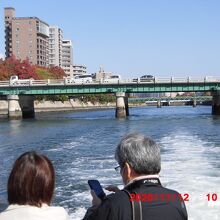 西平和大橋と旧太田川（本川）