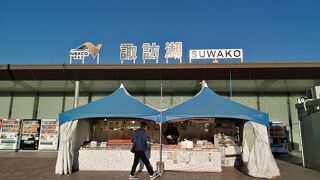 諏訪湖を眺めただけ