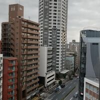 遠くにスカイツリーが見えます。