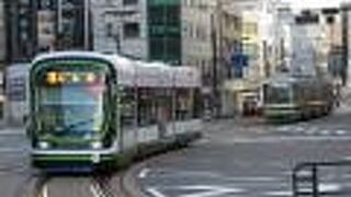 原爆ドームなどへのアクセスにも。