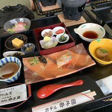 朝ごはん。種類豊富で白飯が進むおかずばかりでした。満腹！