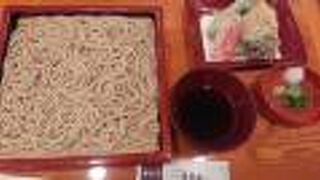 お蕎麦が美味しい